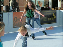 schaatsbaan mobiel 200m2